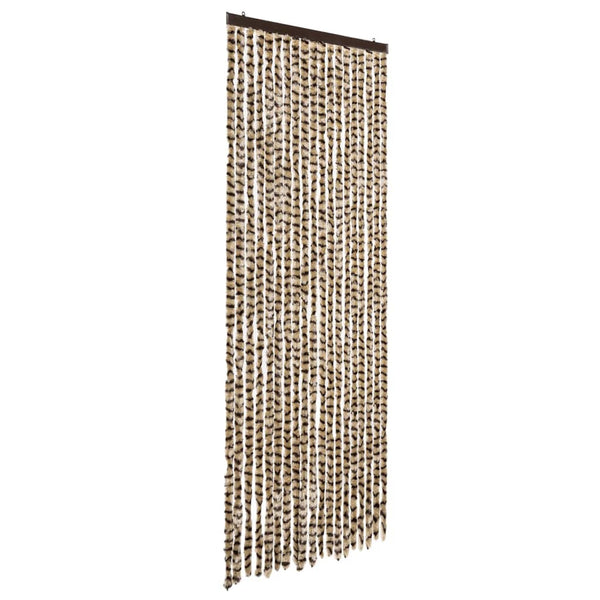 Beigefarbener und brauner Insektenschutz Septilici 56x200cm (Chenille)
