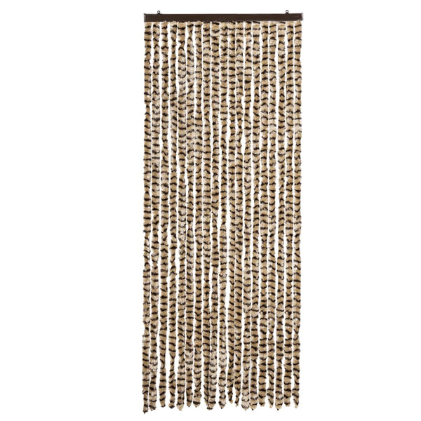 Beigefarbener und brauner Insektenschutz Septilici 56x200cm (Chenille)
