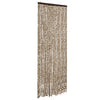 Beiger und brauner Insektenschutzvorhang Septilici 90x200cm (Chenille)