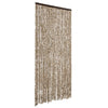 Beiger und brauner Insektenschutzvorhang Septilici 100x200cm (Chenille)