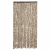 Beiger und brauner Insektenschutzvorhang Septilici 100x200cm (Chenille)