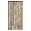Beiger und brauner Insektenschutzvorhang Septilici 100x230cm (Chenille)
