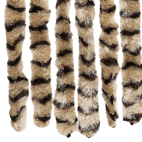 Beiger und brauner Insektenschutzvorhang Septilici 100x230cm (Chenille)