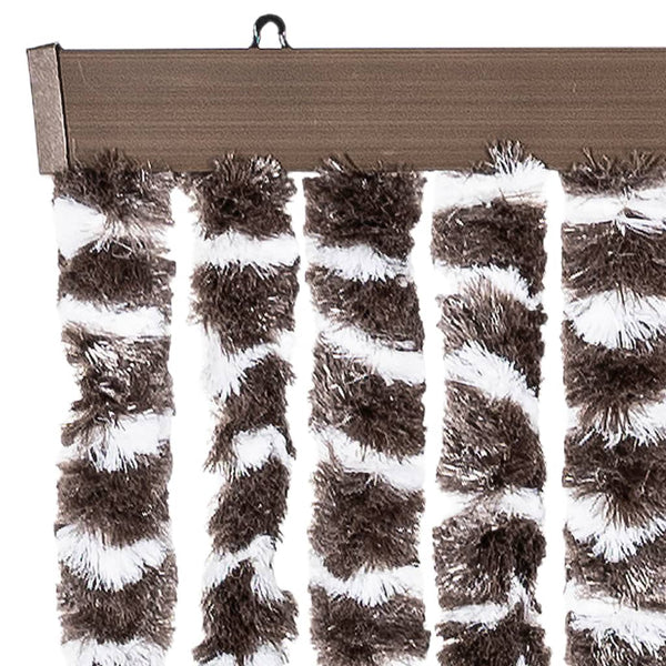 Fliegengitter in Braun und Weiß Septilici 56x200cm (Chenille)