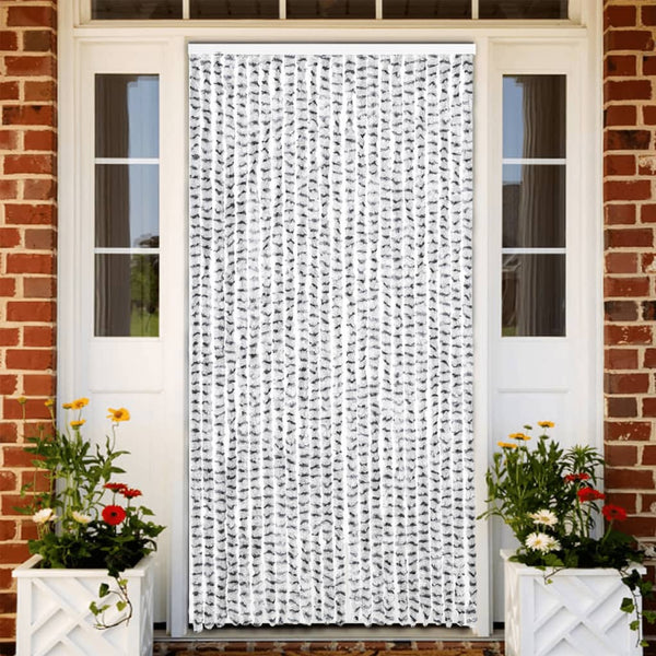 Hell- und dunkelgrauer Insektenschutz Septilici 100x230cm (Chenille)
