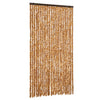 Ockerfarbener und weißer Insektenschutzvorhang Septilici 100x230cm (Chenille)