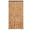 Ockerfarbener und weißer Insektenschutzvorhang Septilici 100x230cm (Chenille)