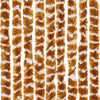 Ockerfarbener und weißer Insektenschutzvorhang Septilici 100x230cm (Chenille)
