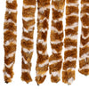 Ockerfarbener und weißer Insektenschutzvorhang Septilici 100x230cm (Chenille)