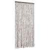 Septilici Insektenschutzvorhang, Taupe und Weiß, 90x200cm (Chenille)