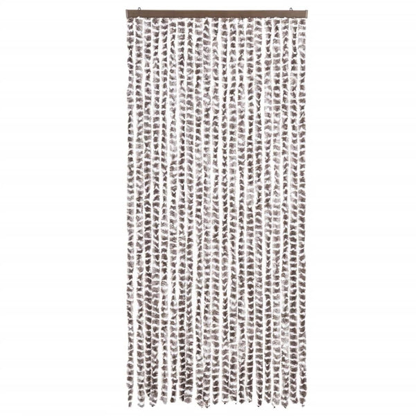 Septilici Insektenschutzvorhang, Taupe und Weiß, 90x200cm (Chenille)