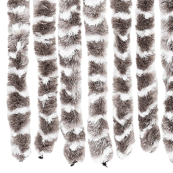 Septilici Insektenschutzvorhang, Taupe und Weiß, 90x200cm (Chenille)