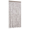 Taupe und weiße Insektentür Septilici 100x230cm (Chenille)