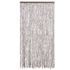 Taupe und weiße Insektentür Septilici 100x230cm (Chenille)