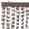 Taupe und weiße Insektentür Septilici 100x230cm (Chenille)