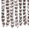 Taupe und weiße Insektentür Septilici 100x230cm (Chenille)