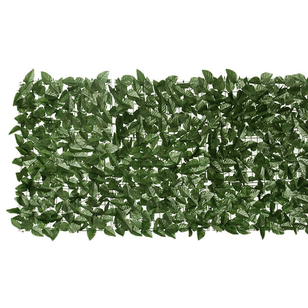 Dunkelgrüner Balkonsichtschutz Orol 600x75cm