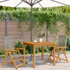 Graue Gartenstühle Sale (2 Stk. Akazienholz und Polyrattan)