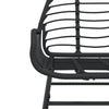 Schwarze Gartenstühle Iante (2er-Set Polyrattan)