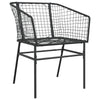 Neila Gartenstühle, schwarz (2 St. Polyrattan)