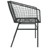 Neila Gartenstühle, schwarz (2 St. Polyrattan)