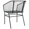 Neila Gartenstühle, schwarz (2 St. Polyrattan)