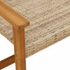 Beiges 3-teiliges Bistro-Set Tricia (Polyrattan und Akazienholz)