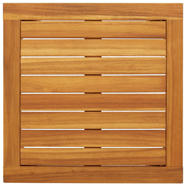 Gartengarnitur Tricia (5-teilig, Polyrattan und Akazienholz), grau