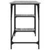 Grauer Schreibtisch Miloievici 120x50x75cm (Metall und Holz)