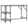 Grauer Schreibtisch Miloievici 120x50x75cm (Metall und Holz)