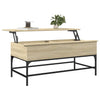 Sonoma Eiche Couchtisch Mal 100x50x45cm (Holz und Metall)