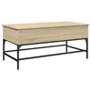 Sonoma Eiche Couchtisch Mal 100x50x45cm (Holz und Metall)