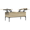 Sonoma Eiche Couchtisch Gune 100x50x45cm (Holz und Metall)