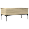 Sonoma Eiche Couchtisch Gune 100x50x45cm (Holz und Metall)
