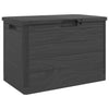 Anthrazitfarbene Outdoor-Kissenbox Maur 77,5x44,5x53cm (Polypropylen)