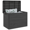 Anthrazitfarbene Outdoor-Kissenbox Maur 77,5x44,5x53cm (Polypropylen)