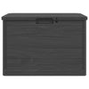 Anthrazitfarbene Outdoor-Kissenbox Maur 77,5x44,5x53cm (Polypropylen)