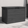Anthrazitfarbene Outdoor-Kissenbox Maur 77,5x44,5x53cm (Polypropylen)