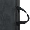 Schwarzes einziehbares Haustiertor Sorina 82,5x125cm