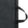 Schwarzes einziehbares Haustiertor Sorina 102,5x125cm
