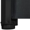 Schwarzes einziehbares Haustiertor Sorina 102,5x125cm