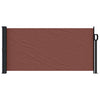 Braune ausziehbare Seitenmarkise Paraschita 100x300cm