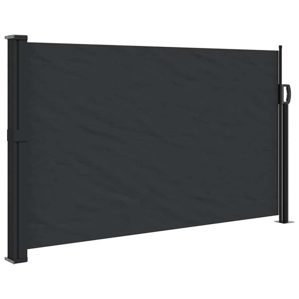 Schwarze ausziehbare Seitenmarkise Paraschita 120x300cm