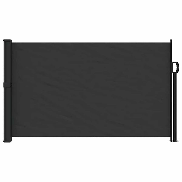 Schwarze ausziehbare Seitenmarkise Paraschita 120x300cm