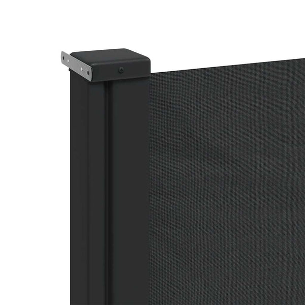 Schwarze ausziehbare Seitenmarkise Paraschita 120x300cm