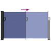 Blaues ausziehbares Seitenrollo Paraschita 120x300cm