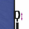 Blaues ausziehbares Seitenrollo Paraschita 120x300cm