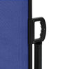 Blaues ausziehbares Seitenrollo Paraschita 120x300cm