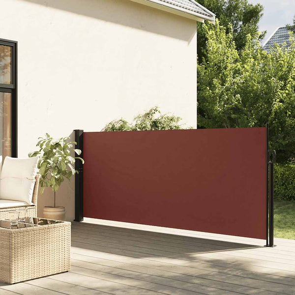 Braune ausziehbare Seitenmarkise Paraschita 120x300cm