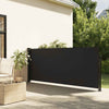 Schwarze einziehbare Seitenmarkise Paraschita 140x300cm
